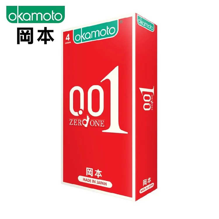 岡本｜日本の赤い悪魔 OKAMOTO 岡本001 至尊勁薄保險套 ZERO ONE示意圖